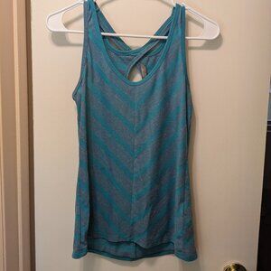 4/$20 VGUC North Face Crossback Keyhole Tank Top WXS Teal/Pink